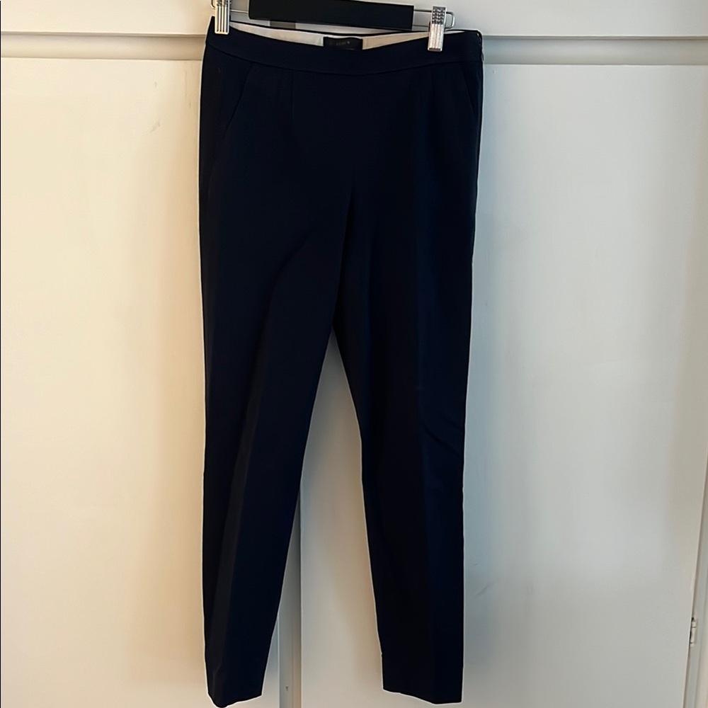 J. Crew Black Ankle Cropped Pants